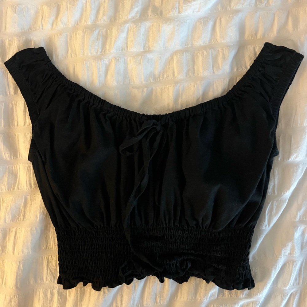 Brand Melville black crop top
